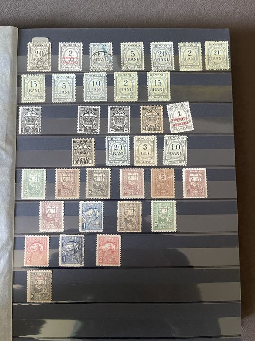 Colecție Timbre Vechi România (Regalitate)