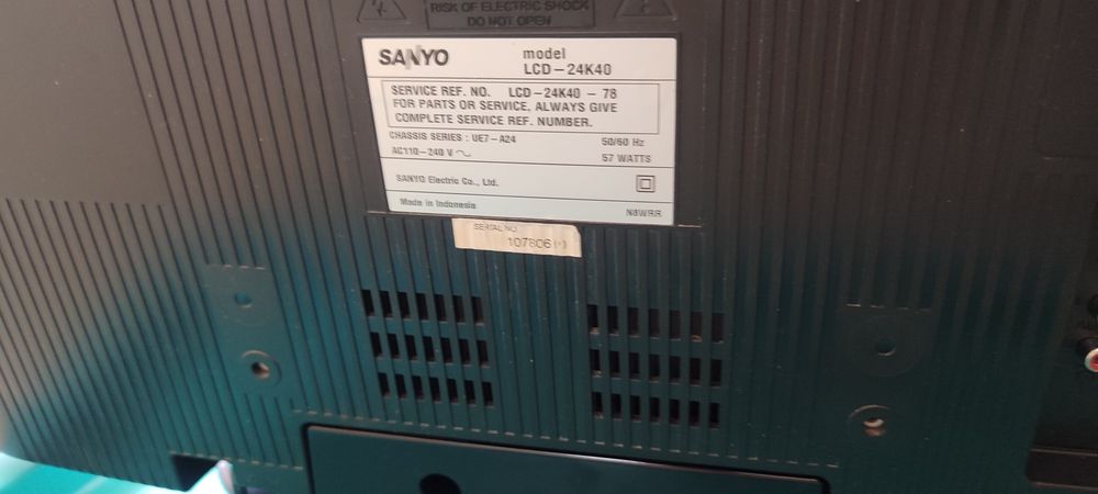 Жк телевизор Sanyo 24 k-40 и проигрыватель LG DVX -487kh.