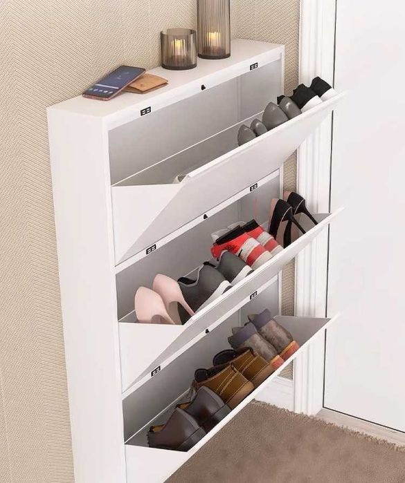 шкаф для обуви/ультратонкая обувница/Ko‘p qavatli etik javoni