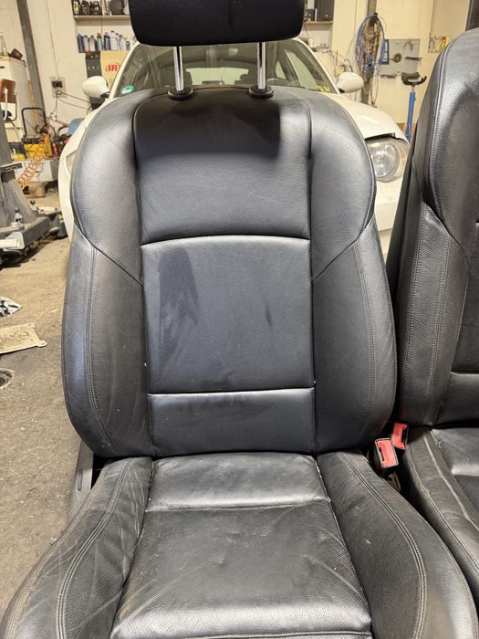 Черен рекаро салон за BMW F10 с подгрев