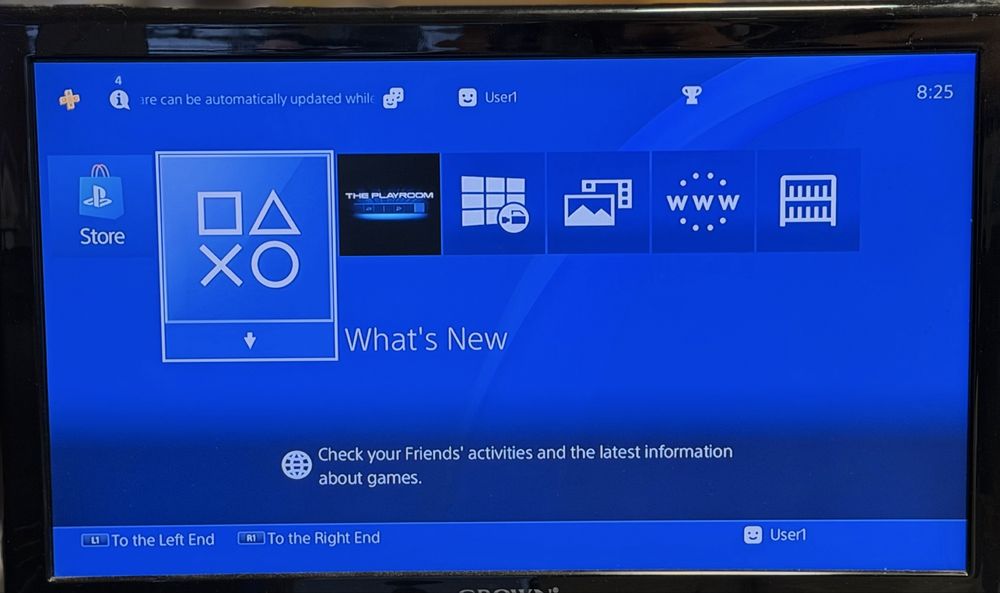 Конзола Sony PlayStation 4 Slim 1TB (PS4) + 2 контролера + 4 игри