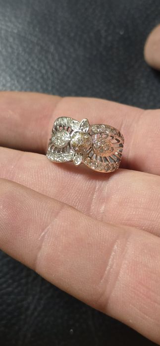 Inel aur 18 k diamante