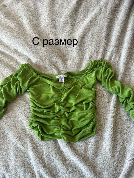 Дамска тънки блузки тип crop.Вземи 4 в цена на 1