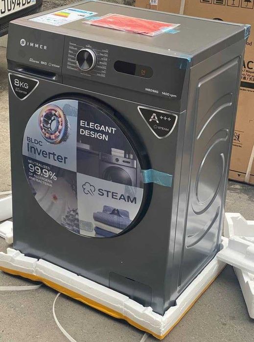 Стиральная машина IMMER 6 кг/Мотор Invertor c паром/АКЦИЯ/Доставка