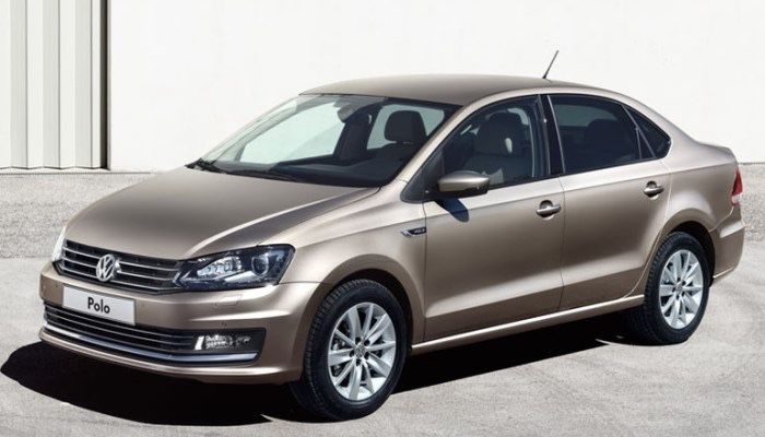 Бампер перед поло рестайлинг