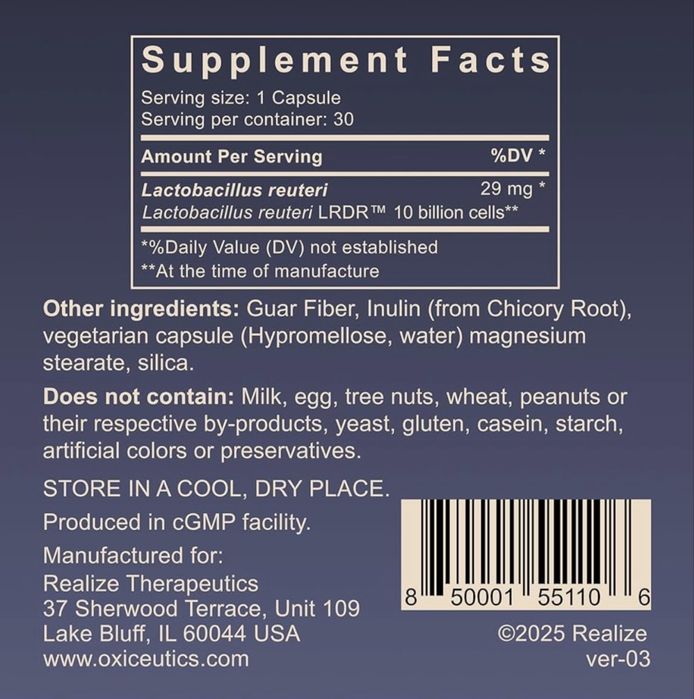 MyReuteri™ 10 Billion CFU Probiotic