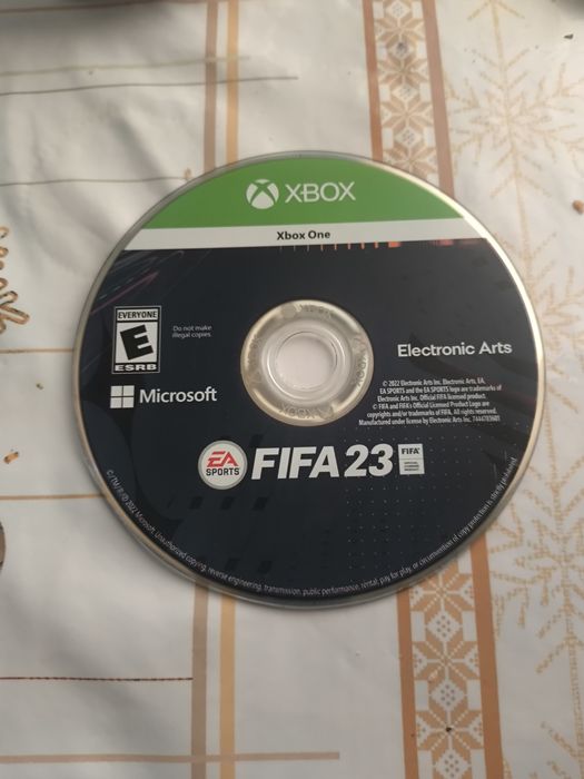 Диск для Xbox one фифа 23