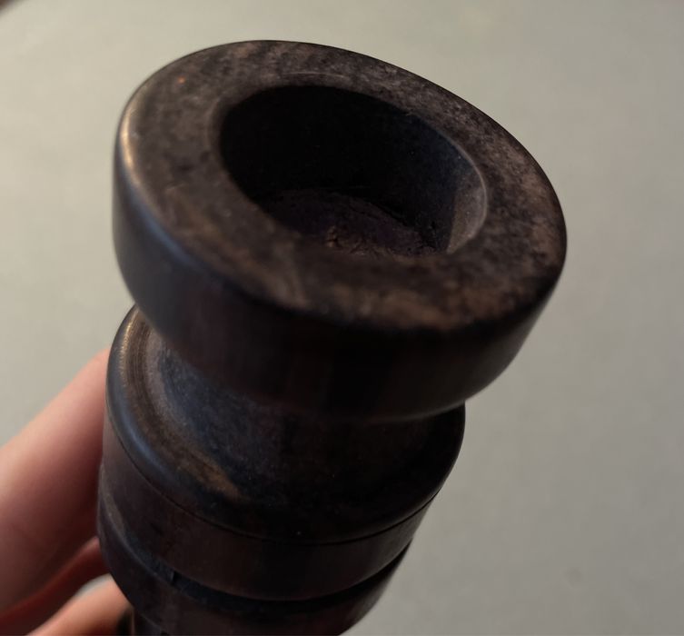 Statuetă din lemn - bust - origine africană/ tribală