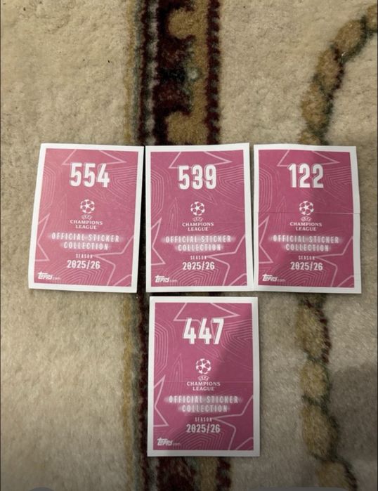 Cartonase UCL 2025-2026 Topps