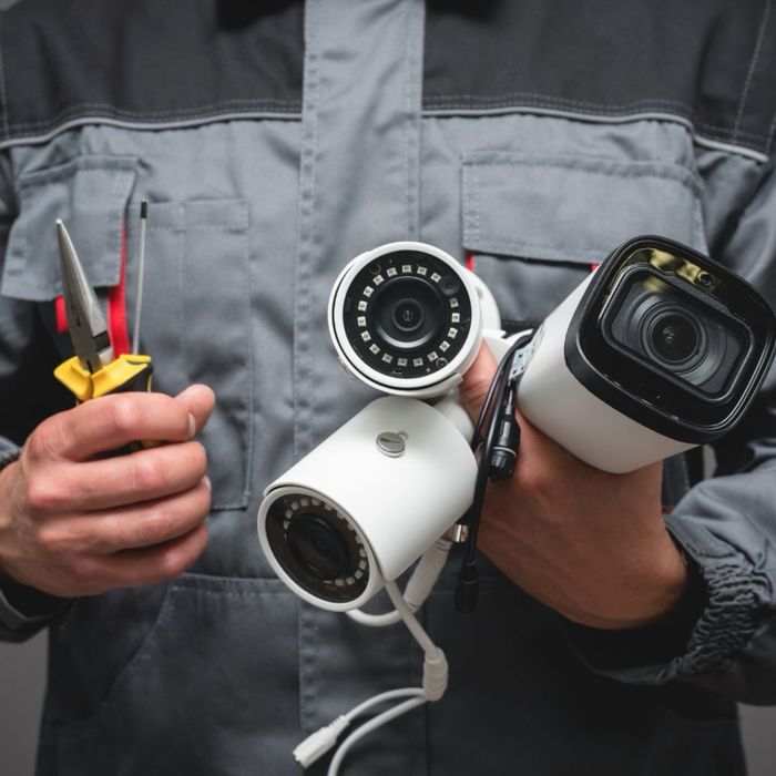 Установка камер видеонаблюдения