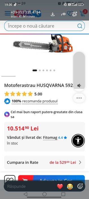 2 Husqvarna noi nouțe