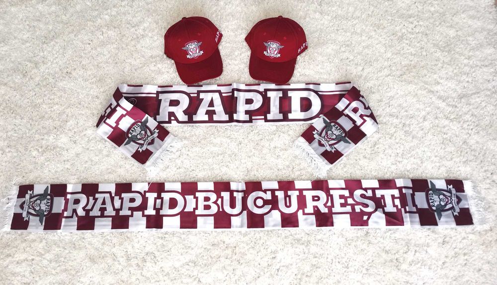 Șapcă Rapid București + Eșarfă Rapid