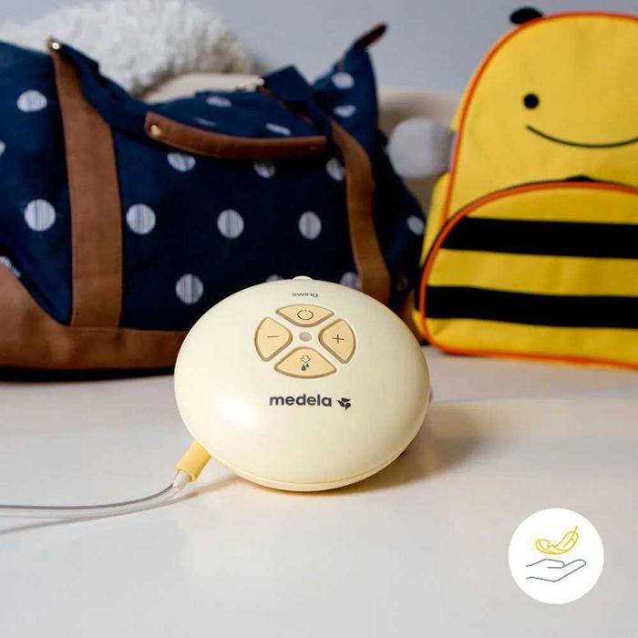 MEDELA Единична двуфазна електрическа помпа за кърма Swing Flex + шише