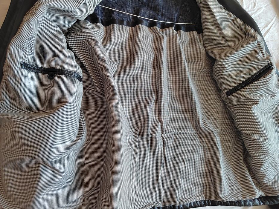 Мъжко кожено яке от естествена кожа размер L - 42 euro