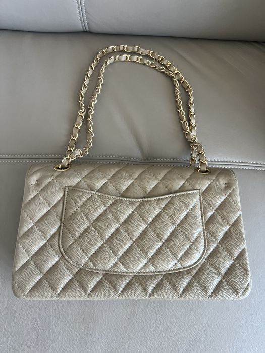 Geanta chanel 2.55 caviar grej