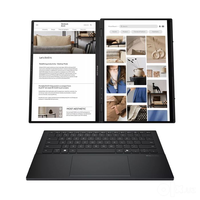 Asus Zenbook Duo UX8406CA-QL078W (14.0" Oled Wuxga 100% DCI-P3 Touch)