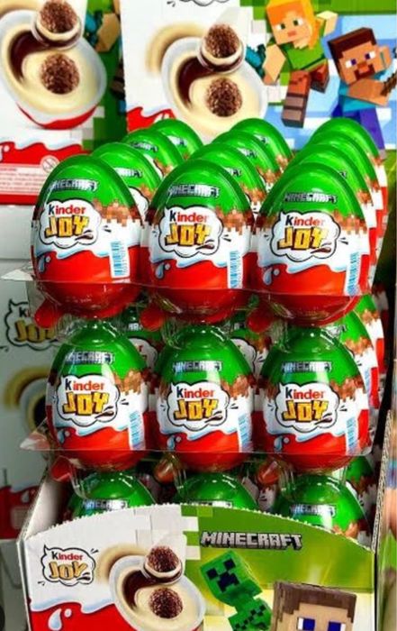 Kinder minecraft упаковка