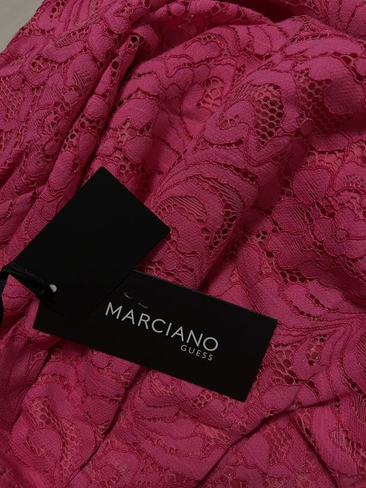 Fusta Marciano, noua, roz fucsia, din dantela, 38