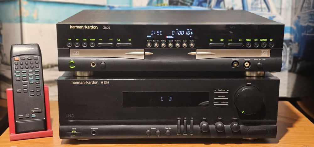 Amplificator statie amplituner Harman Kardon HK 3250 sau cd CDR-25