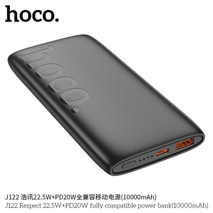 Hoco J122 Respect 22.5W+PD20W 10000mAh Power Bank & iPhone 16 Samsung