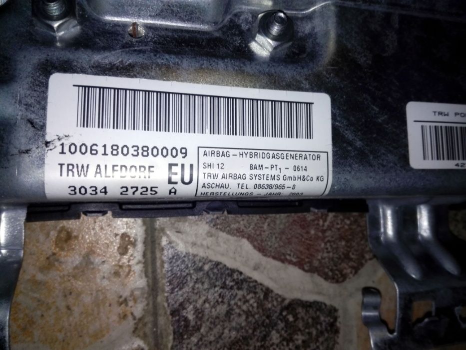 Продавам ляв еърбег за CLK 270 cdi, 2003г.