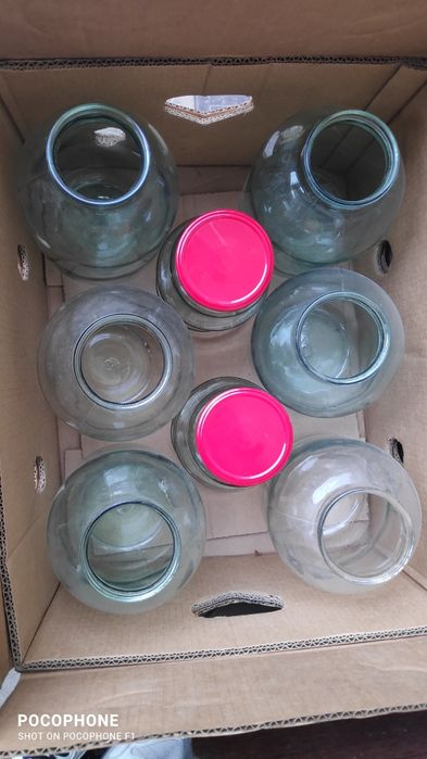 Банки стеклянные 0.5; 1.5; 2 и 3 литр