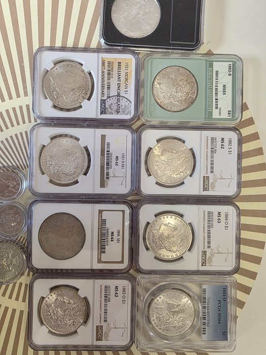 Moneda 1 dollar , one dollar original