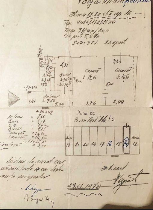 Proprietar, vând apartament central 3 camere la cheie, et. 2/3, liniștit și verde (curte interioară) – Horea 18