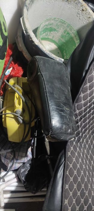 Кожаный салон черный