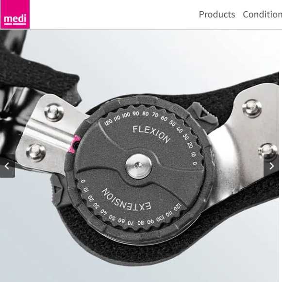 Имобилизираща шина за лакът с шарнир medi Epico ROM®s Protect, дясна