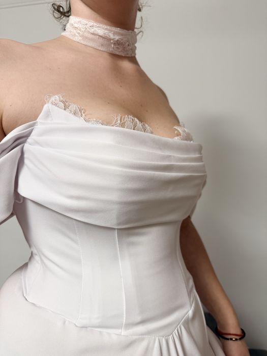 Rochie alba de cununie / mireasa