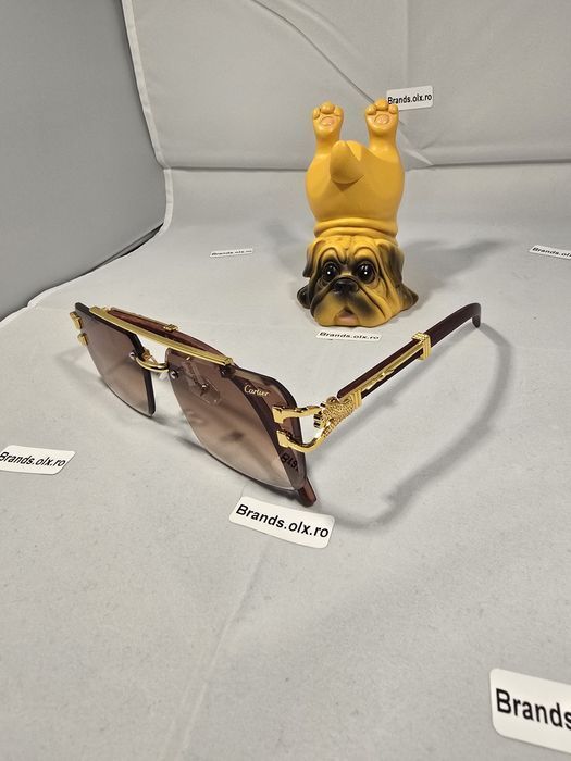 Promotie - Ochelari de soare Cartier Leopard Brown, made in Italy