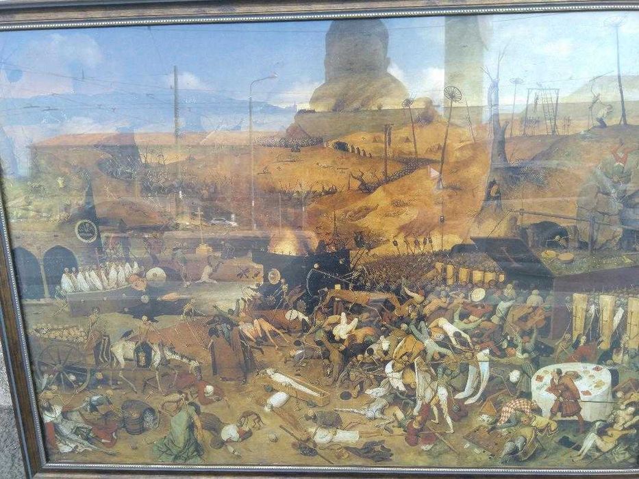 Pieter Bruegel cel Bătrân - Triumful morții , inramat