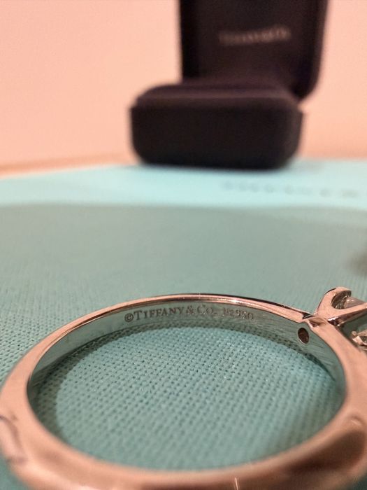 Кольцо бренда Tiffany Co Princess с сертификатом