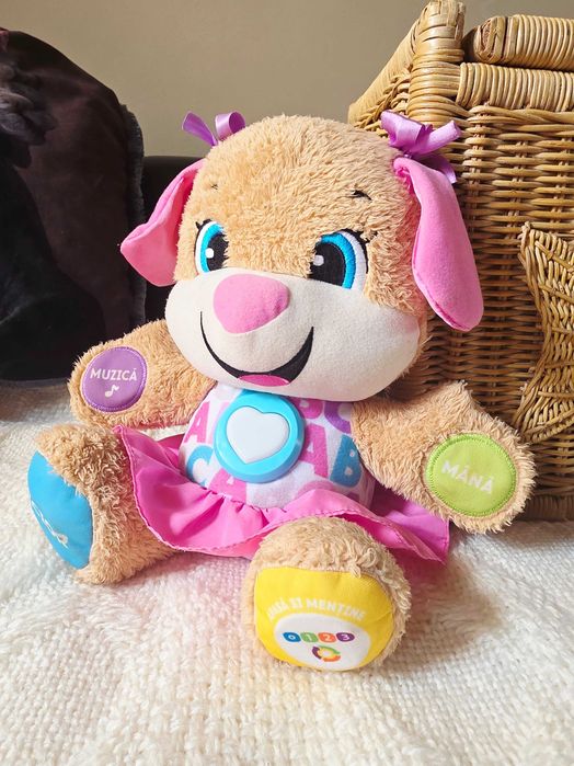 Cățelușă Sis interactivă Fisher Price în lb. română