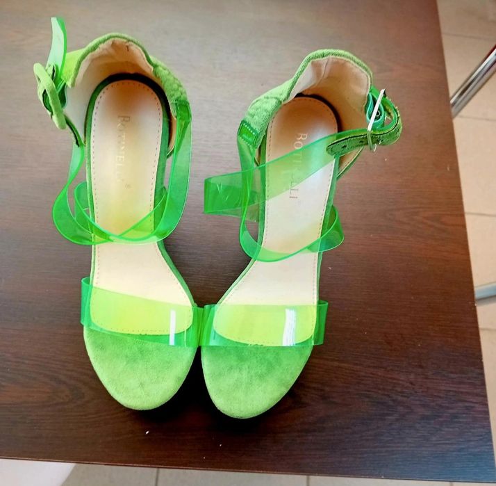 Sandale dama cu platforma și toc gros