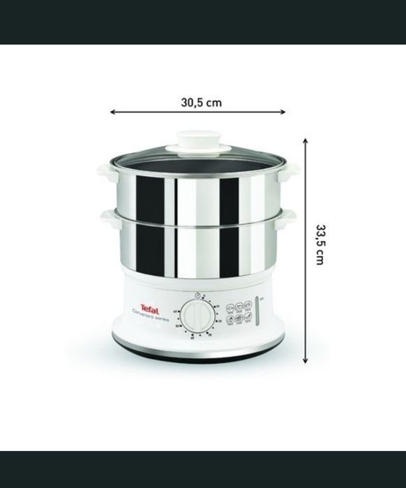 Уред за готвене на пара CONVENIENT SERIES VC145130,6 л,Tefal,900w
