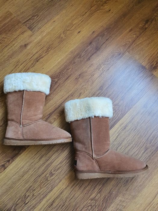 Cizme din piele tip UGG