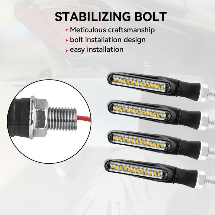 Бягащи мигачи за мотори, мотоциклети, атв