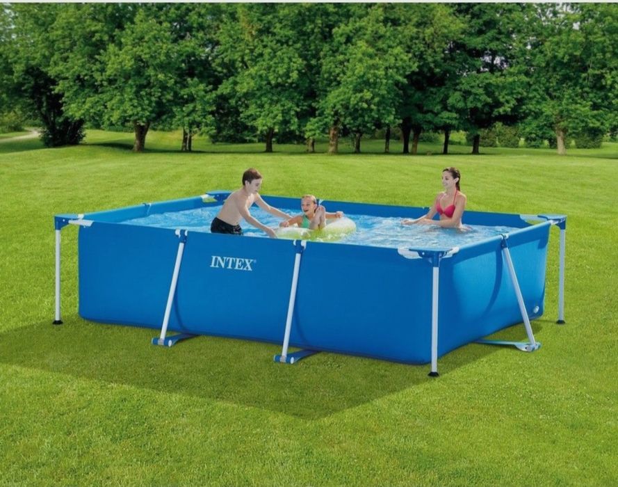 INTEX каркасный бассейн 300×200 basseyn baseyn бассейн для рыбы