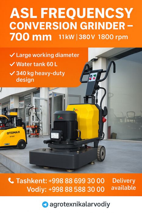 ASL 700 Pol Shlipofka Mashinasi – 11 kW Шлифование машина