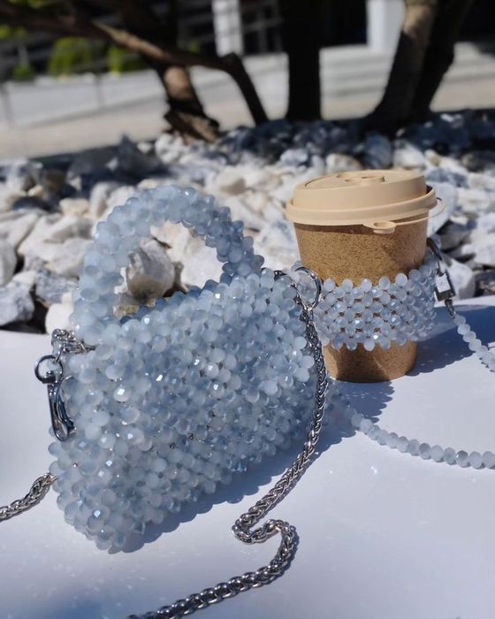 Сумка из бусин ручная работа