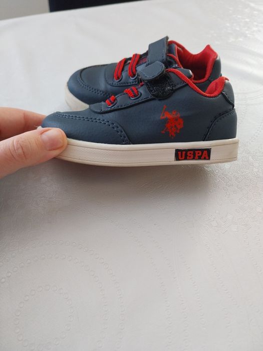 Оригинални кожени обувки за момче на Поло