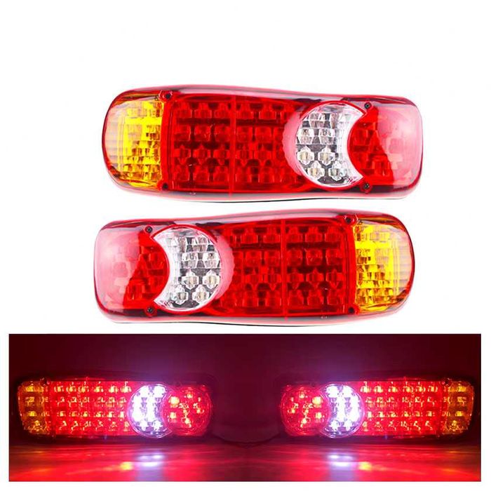 Комплект 12V 2 Броя LED Диодни стопове за бусове ремарке каравана