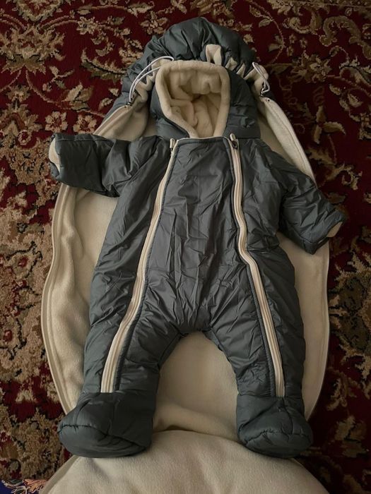 Зимний комплект и кокон комбинизон