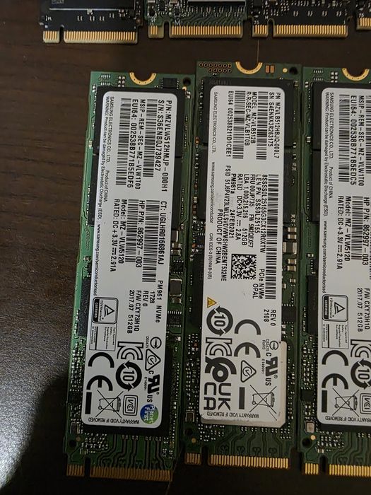 SSD-uri Solid State Drive NVMe 2280 Samsung Western Digital 512Gb