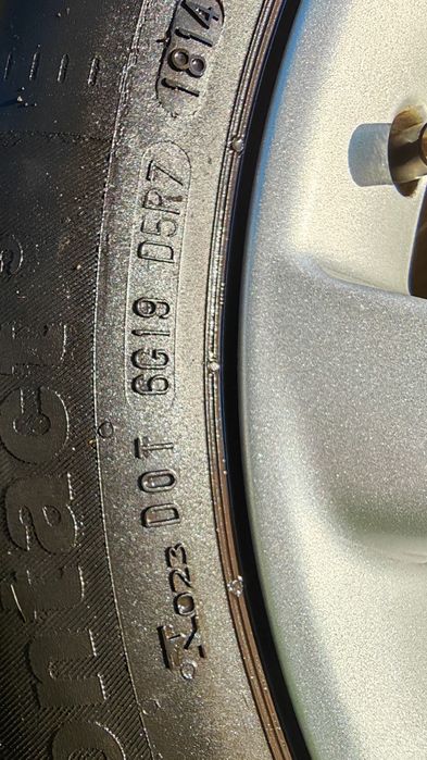 4 Jante Originale Opel R16 4x100 și Anvelope vara Continental 195x55