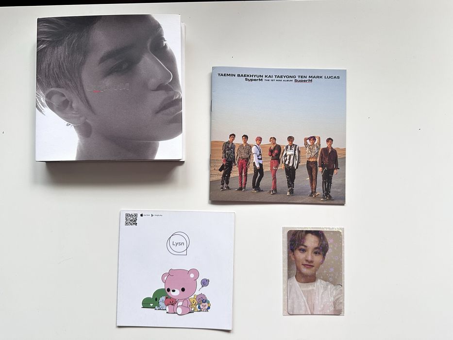 Кпоп албум SuperM first mini album Taeyong ver