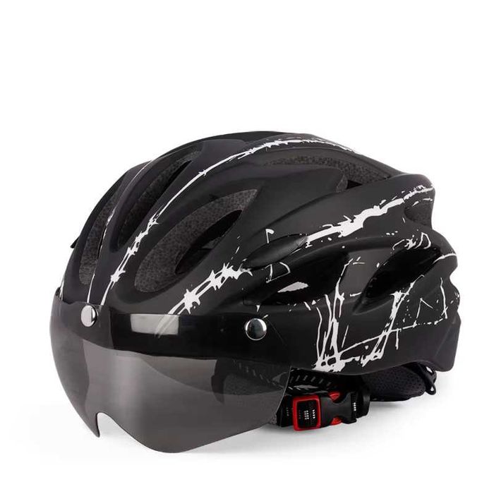 Casca Bicicleta/Trotineta Electrica, Viziera detasabila, Aerodinamica, Ventilatie eficienta, Dimensiune reglabila 54-62cm, Diverse Culori NOU
