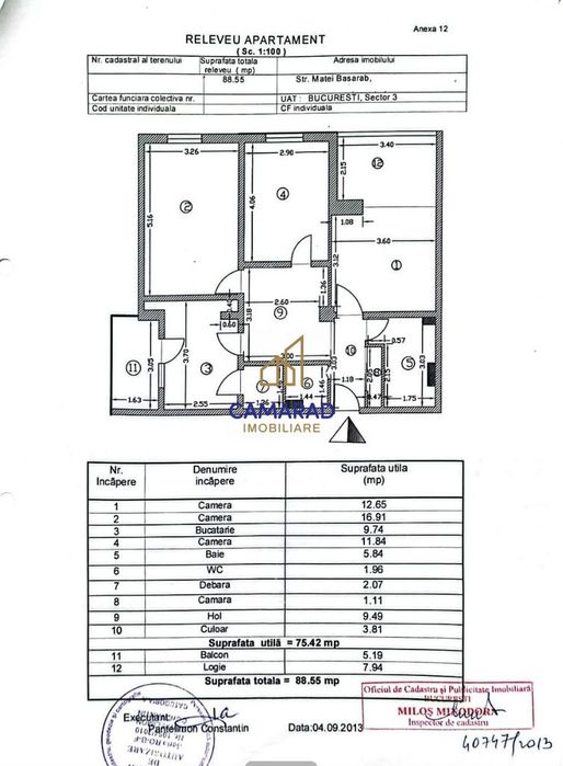 Apartament 4 Camere - Unirii – Matei Basarab | Bloc 2001 | Parcare |